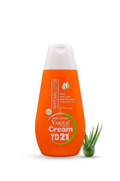Yardlie Professional Cream C21 Body Lotion – 200g | Vitamin B5 & Vitamin E Moisturizing Care