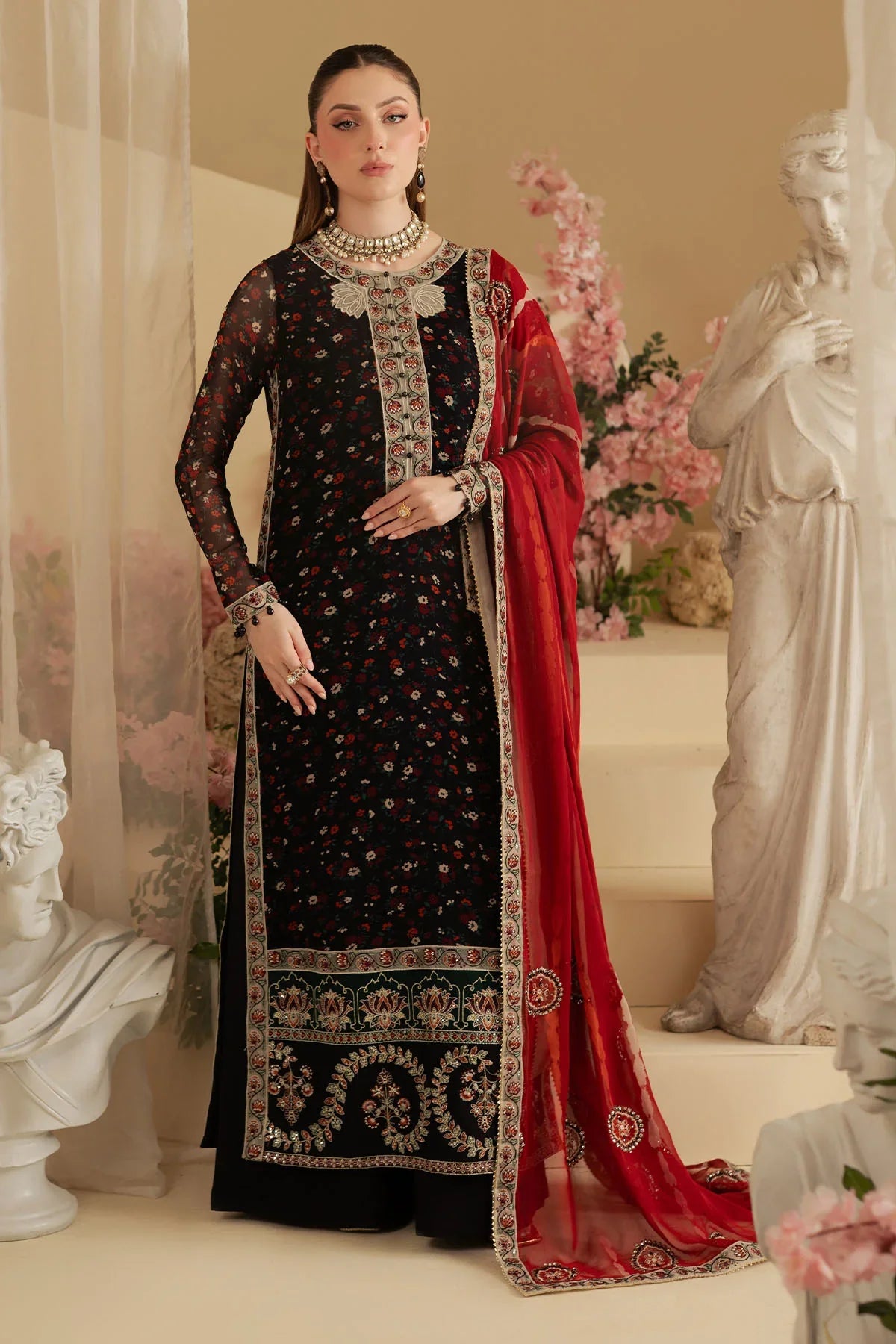 Nureh Unstiched Chiffon AM-18