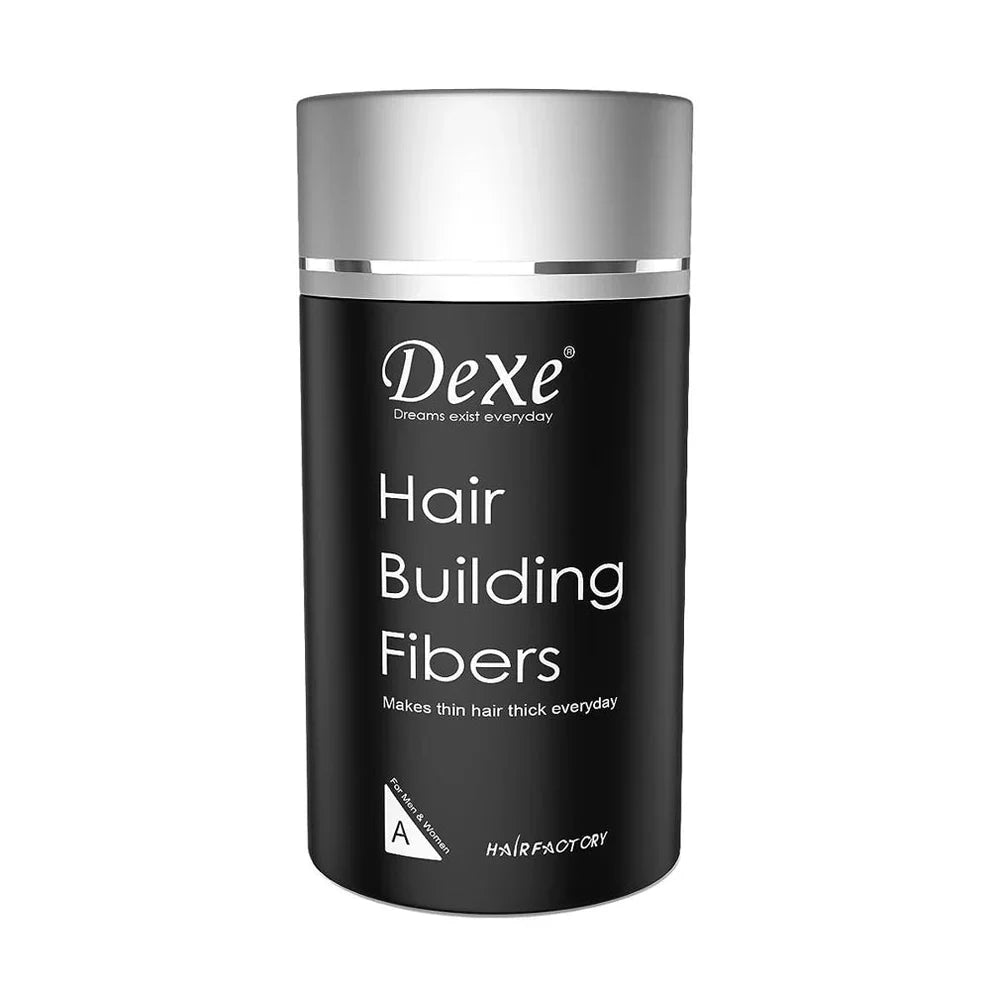 Dexe Hair Building Fibers Black – Instant Hair Thickening Solution