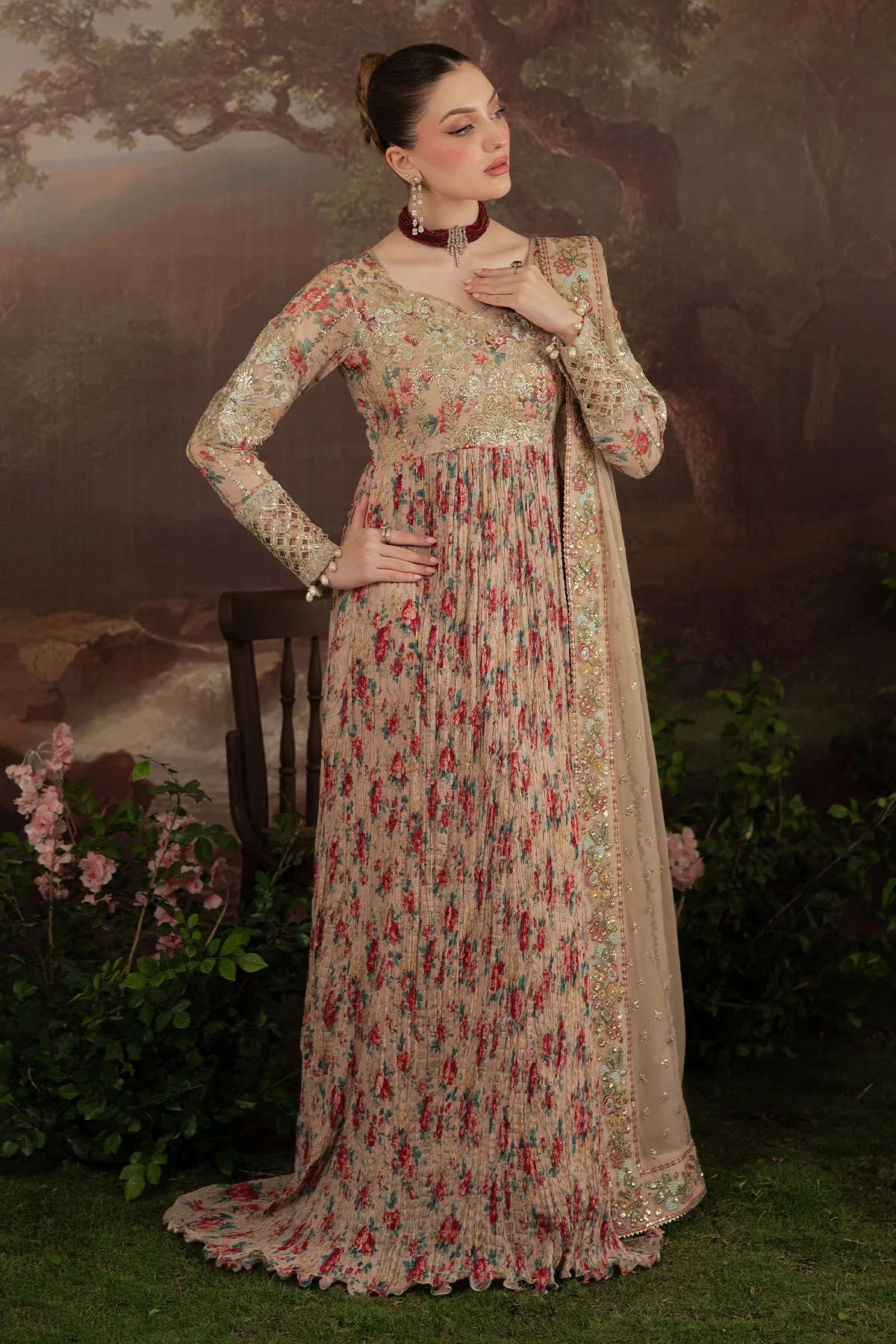 Nureh Unstiched Chiffon AM-13
