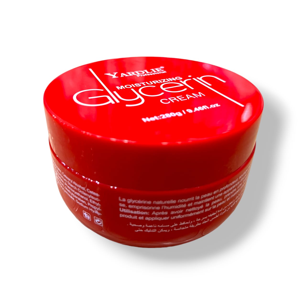 Yardlie Professional Moisturizing Glycerin Cream – 280g | Hydrating & Nourishing Skin Care