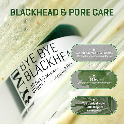 SOME BY MI Bye Bye Blackhead Green Tea Tox Bubble Cleanser – Remove Blackheads Fast