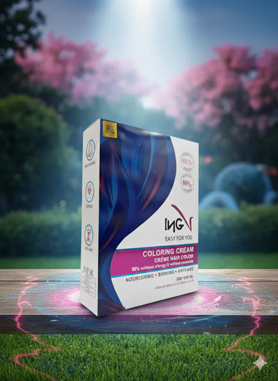 INGV Easy For You Coloring Cream – Ammonia-Free Nourishing Crème Hair Color (500ml + 500ml)