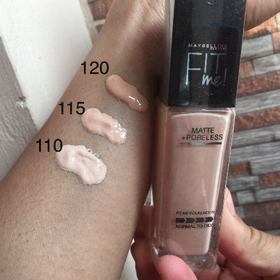 Maybelline Fit Me Matte + Poreless Foundation – Shine-Free, Natural Finish