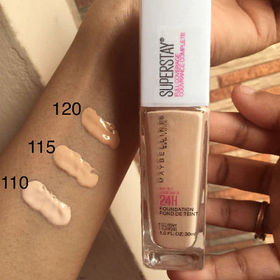 Maybelline Superstay Foundation – 24H Full Coverage & Long-Lasting Wear