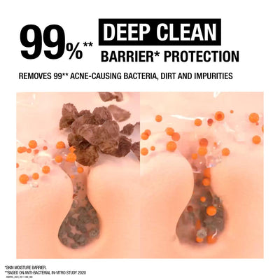 Neutrogena Deep Clean Acne Foaming Cleanser – 40g | Salicylic Acid Face Wash for Acne-Prone Skin