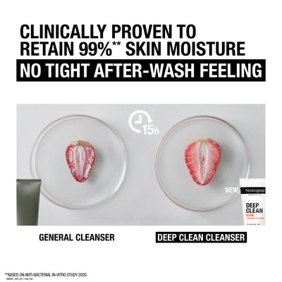 Neutrogena Deep Clean Acne Foaming Cleanser – 40g | Salicylic Acid Face Wash for Acne-Prone Skin