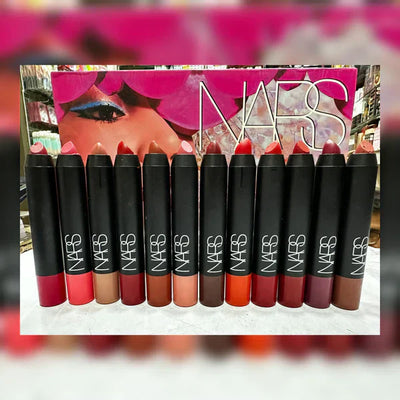 NARS Lipstick 12 PCS Pack – High-Pigment, Long-Lasting & Hydrating Shades