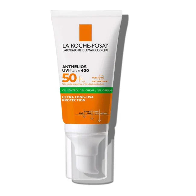 La Roche-Posay Anthelios 50+ SPF Anti-Shine Gel Cream – High Protection, Matte Finish