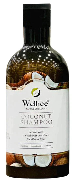 Wellice Coconut Shampoo 400 ML (Imported) - Rougecosmetics
