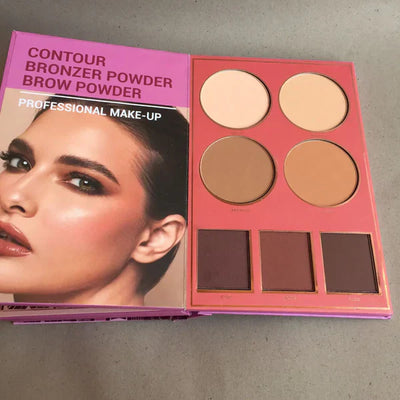 Mocallure All-in-One Makeup Book – Eyeshadow, Highlighter, Blusher, Lipstick & Contour Palette | Rouge Cosmetics PK