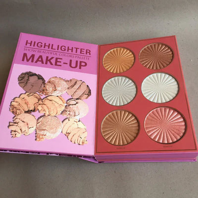 Mocallure All-in-One Makeup Book – Eyeshadow, Highlighter, Blusher, Lipstick & Contour Palette | Rouge Cosmetics PK