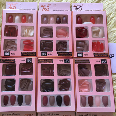 96-Piece Artificial Press On Nails Set – Stylish, Long-Lasting Nail Tips | Rouge Cosmetics PK