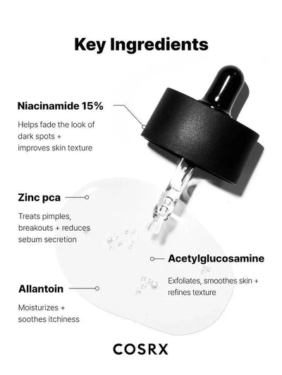 COSRX The Niacinamide 15 Serum – Powerful Oil Control &amp; Skin Brightening